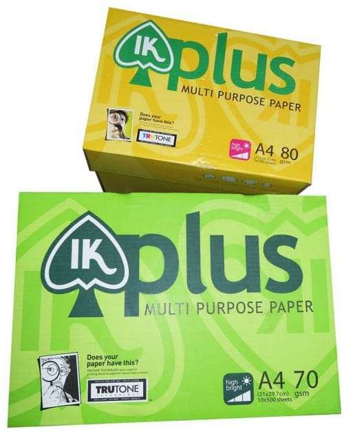 IK Plus A4 copy paper